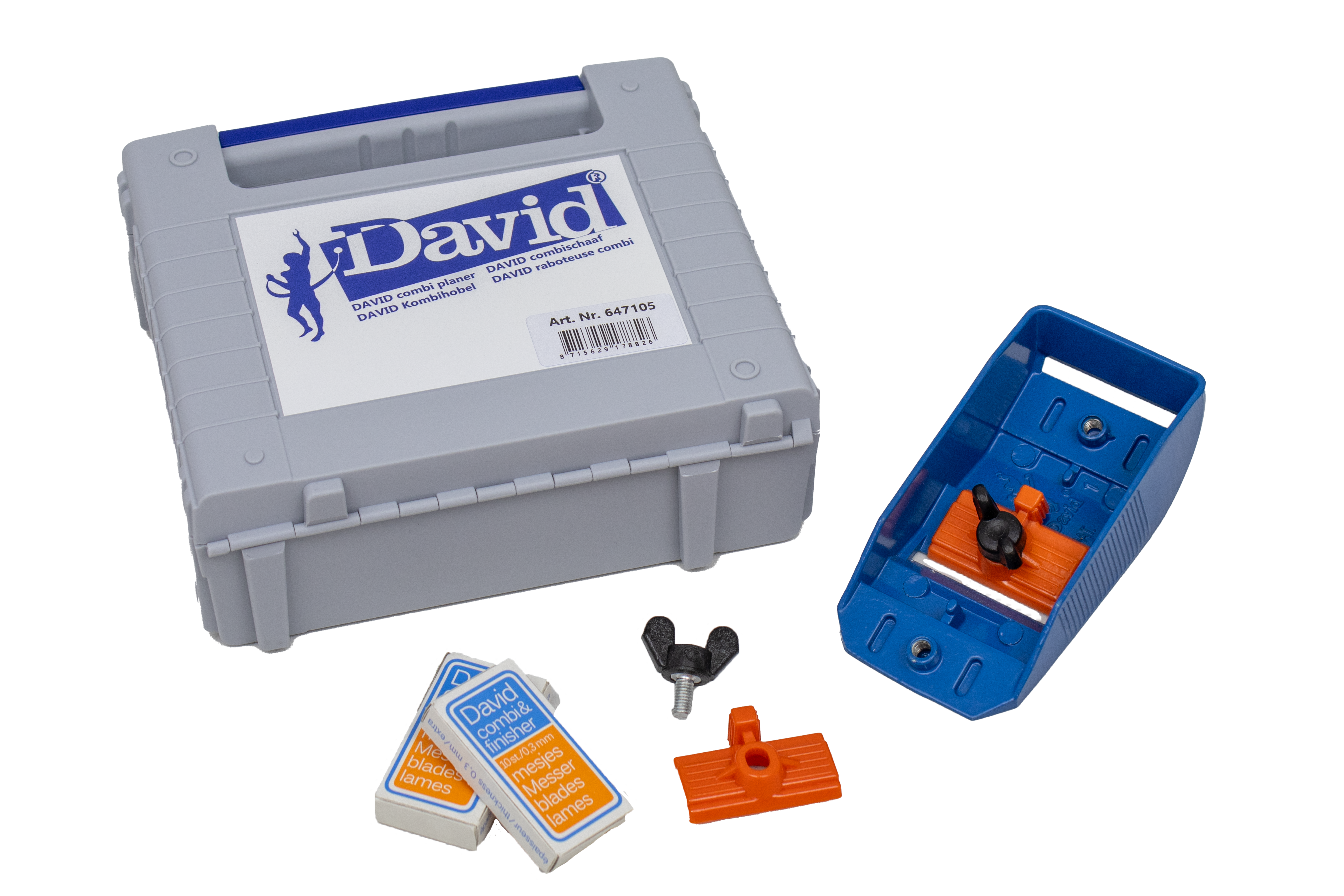 647105 David Combi-schaafje set – 5-delig in kunststof koffer – LIMITED Edition